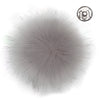 

Pompon m/knap, Grå, large - Go Handmade
1