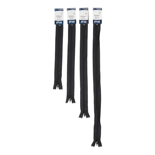 Lynlås Spiral 4 mm - Sort