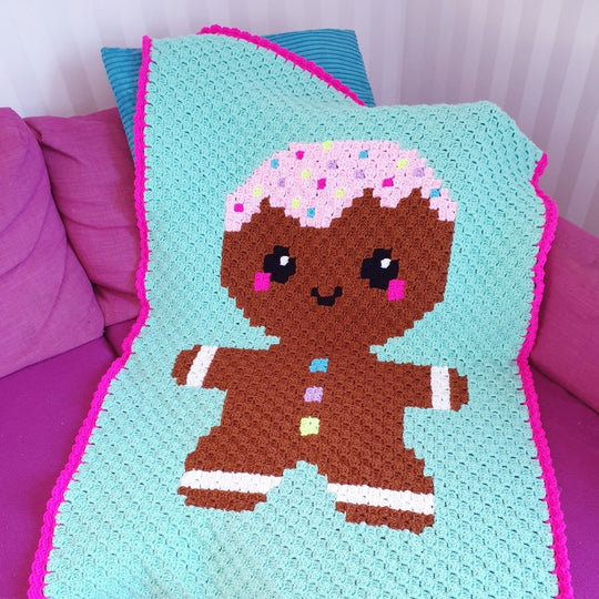 Kawaii Honningkagemand - Tæppe