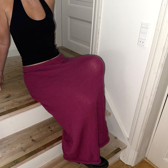 A-formet Maxinederdel - Lavtaljet maxinederdel