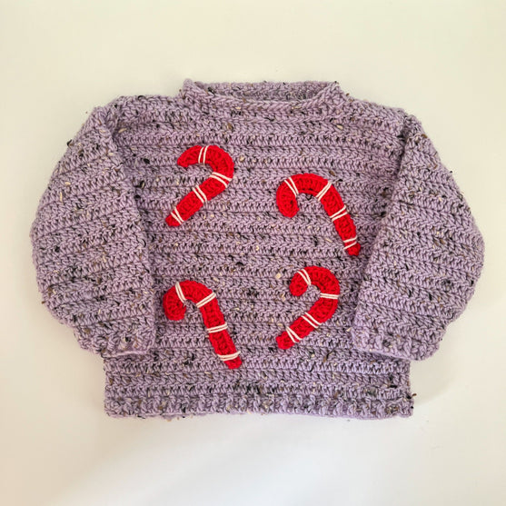 

Candy Canes - Børnesweater
2