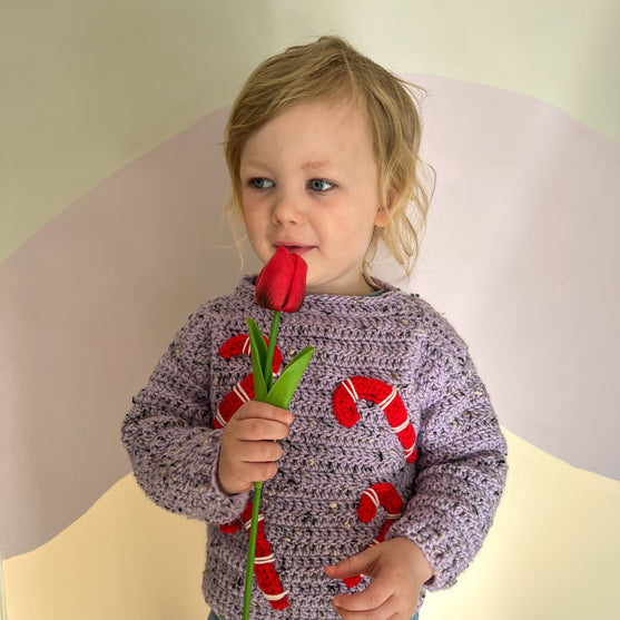 

Candy Canes - Børnesweater
5