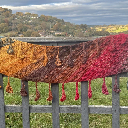 Falling Leaves - Tørklæde