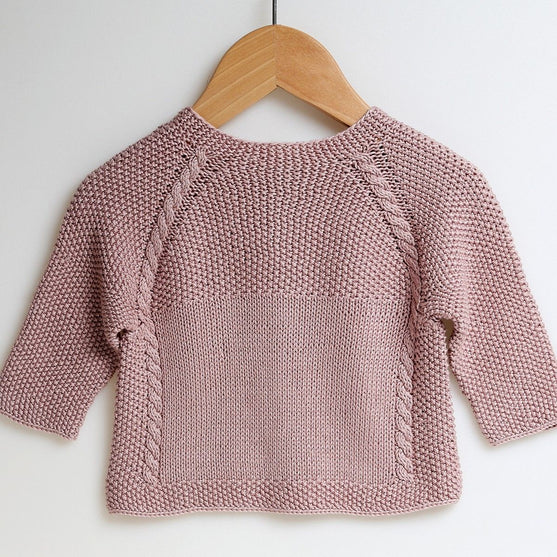 

Cardigan Moss Stitch
4