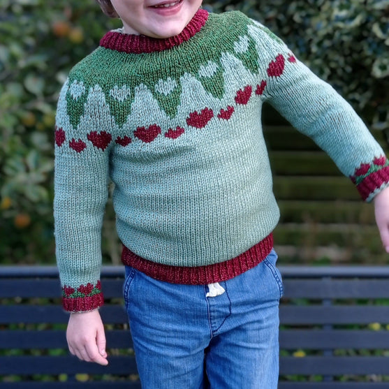 

XmasHearts - Børnesweater
1