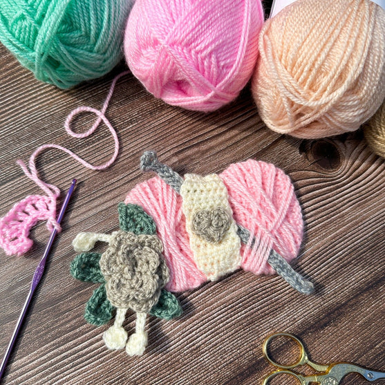 

Garnnøgle og hæklenål - Applikation
3