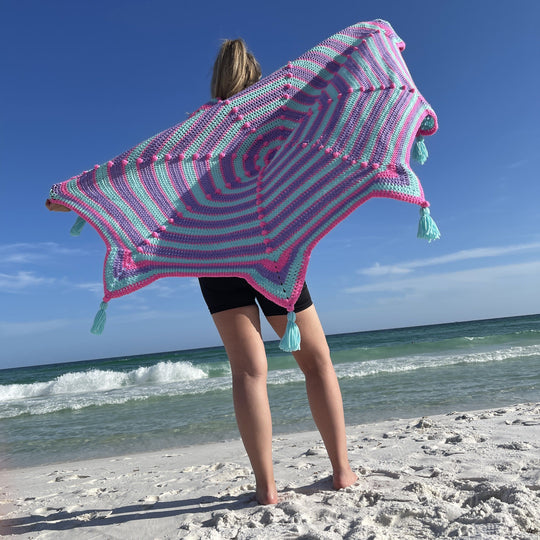 Puff Mandala - Tæppe