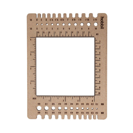 Hæklenåle- og Strikkepindemåler - Hobbii