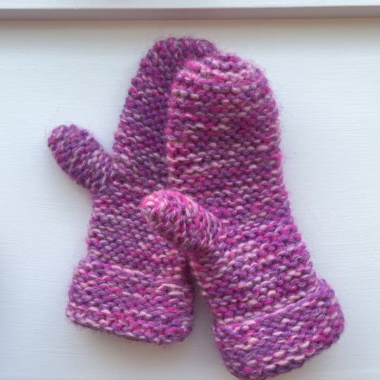 Ultra Easy Garter Stitch Mittens - Vanter