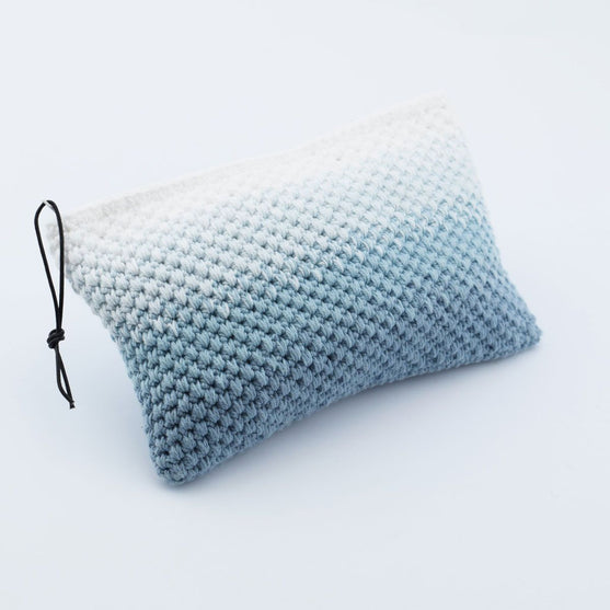 

Hæklet kosmetik pung - Tone i tone
2