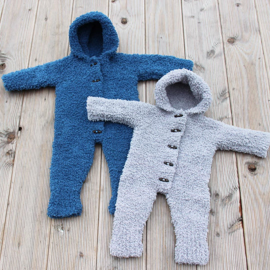 Teddy Baby Køredragt (Strik)