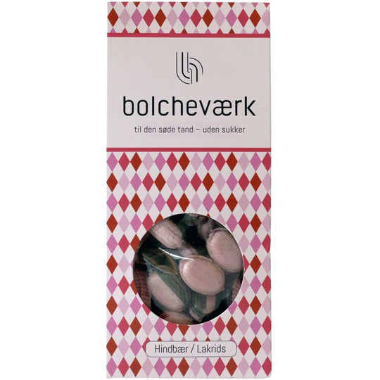 Hindbær &amp; lakrids – Sukkerfri bolcher - Bolcheværk