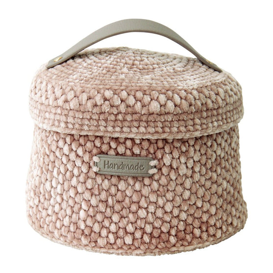 

Moss Stitch Kurv med Låg
4