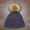 

Pompon m/knap, Naturlig - Go Handmade
3