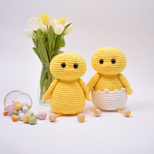 Påskekyllingerne Perle og Pedro - Store
