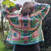 

Summer Squares - Slå-om-cardigan
2