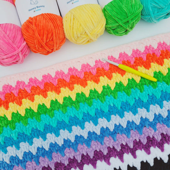 

The Rainbow Cuddle Blanket - Tæppe
2