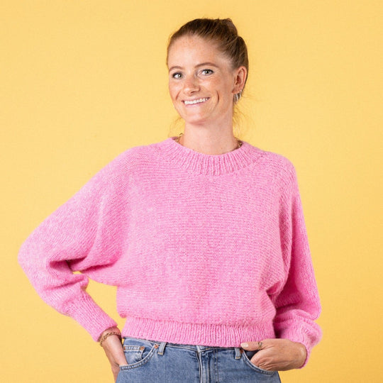 Kort Tværs - Sweater - Pink Collection