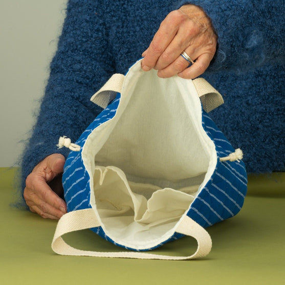 

Quiltet Projekttaske m. Snørelukning - Hobbii
8