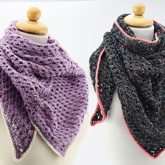 Hæklet Spring Tørklæde/sjal