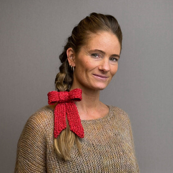 

Strikket sløjfe - Julepynt
2