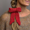 

Strikket sløjfe - Julepynt
1