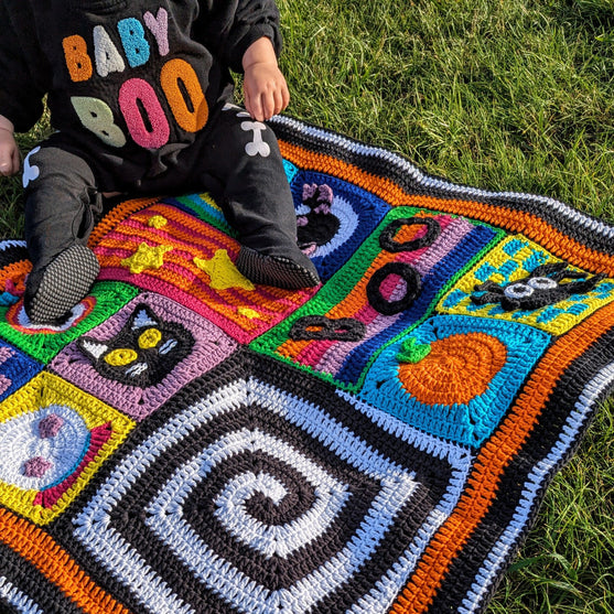 

Baby Boo Blanket - Halloween Babytæppe
3
