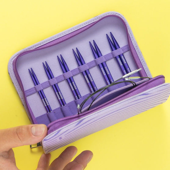 

Stellar Korte Udskiftelige Rundpindesæt Essential - Amethyst - Hobbii
3