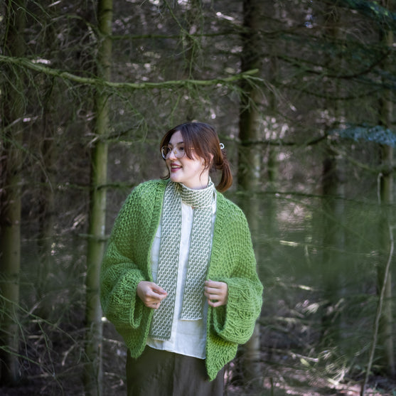 

1. søndag i advent - Hækling - Steppingstone - Tørklæde
5