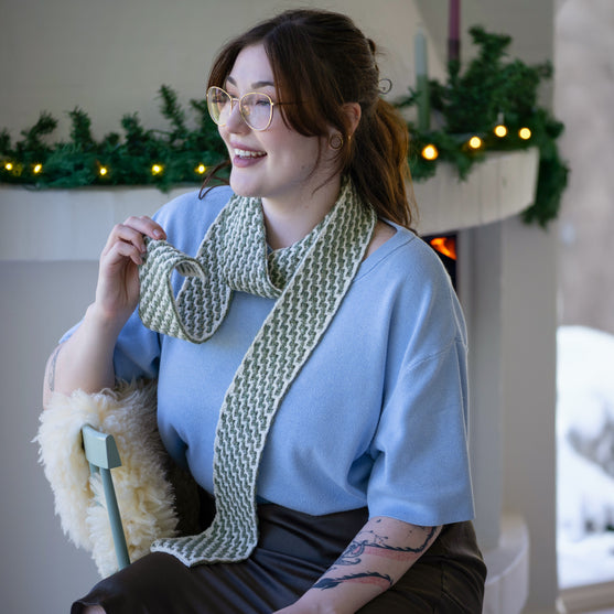 

1. søndag i advent - Hækling - Steppingstone - Tørklæde
2