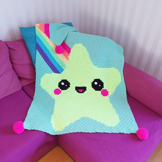 

Kawaii Stjerneskud - Tæppe
1