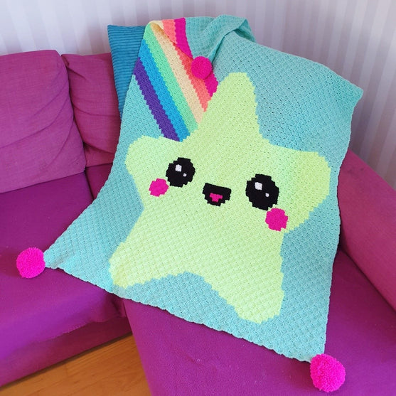 

Kawaii Stjerneskud - Tæppe
2