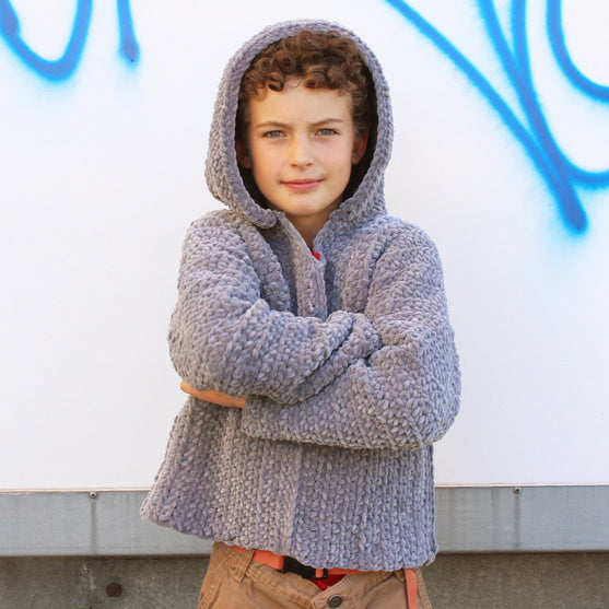 

Njal - Hættesweater til børn
2