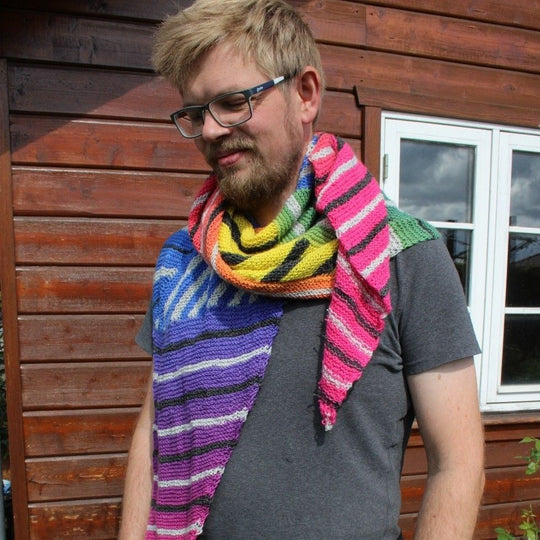 5 x Trekanter Tørklæde