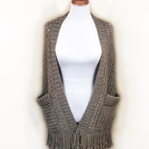 Shanti - Tørklæde med lommer