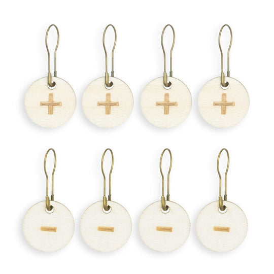 Markører for Indtagninger og Udtagninger +/- - Hobbii