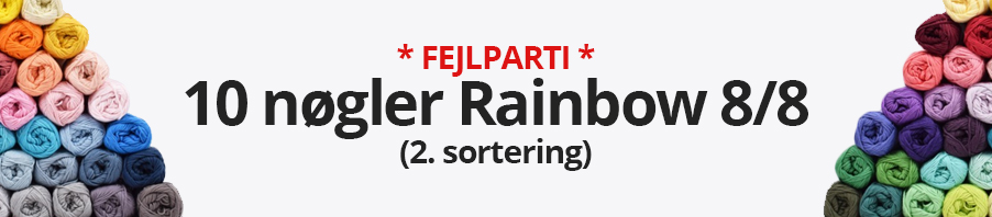 10 nøgler Rainbow 8/8 (2. sortering) 